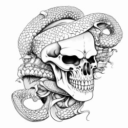 scary half human half snake