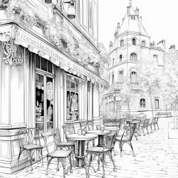 parisian cafe