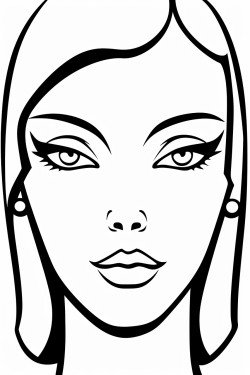 the business womans face is turned to the side the face is not visible