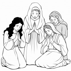 women from biblical times praying