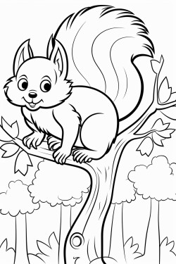 squirrel on a tree