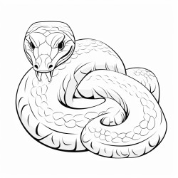a large snake