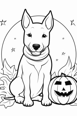halloween bull terrier