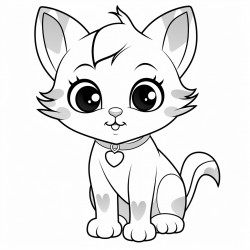 a cute kitten