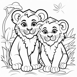 tiger and lion