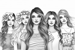 quiero 12 chicas con diferentes estilos asiticos