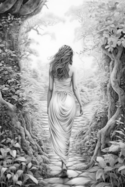 walking in nature