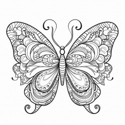 stylized butterfly silhouette