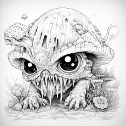 sweet monster  coozy  fantasy  details