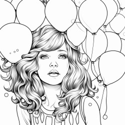 women with balloons