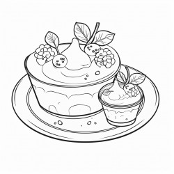 panna cotta dessert