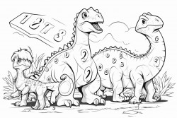 dinosaurs and numbers