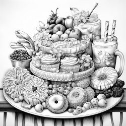 sweet treat collage