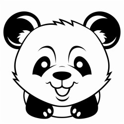 christmas panda bear