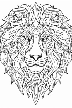 lion mandala