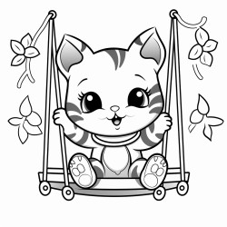 a cat swing