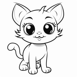 Cute cat, big eyes