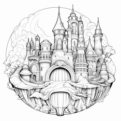 a fantasy earth themed castle