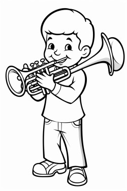 only the musical instrument the trumpet