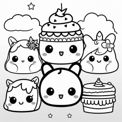 kawaii art supies