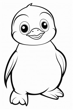 a baby penguin