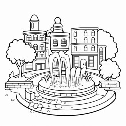 dibujos de fuentes de ruido en la ciudad