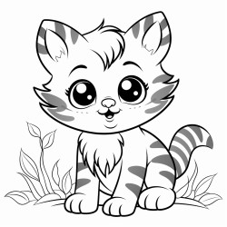 a cute maqaruaq  coloring bookvector white background black and white black drawing