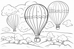 jednoroec z balonami