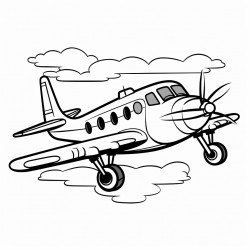 turkey flying an airplane