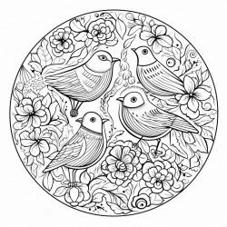 mandala birds