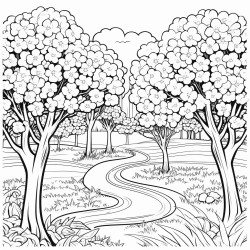 cherry blossom trees in full bloom