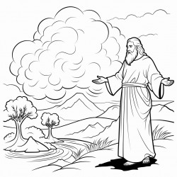 god talk to moses from the burning bush