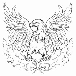 ein adler umarmt einen hai herzlich