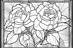 floral stained glass