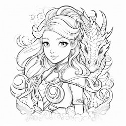 girl that has dragon aspects