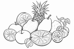 fruits and flowers