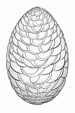 stone dragon egg with scales