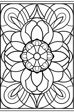 mosaic flower