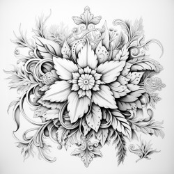 psychedelic snowflakes  unique snowflake designs with intricate details