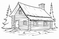 doucet log house