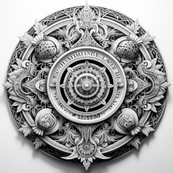 mandala with confidence word