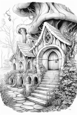 coloring book for adults fantasy