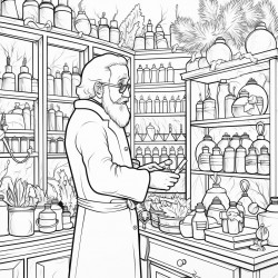 christmas in a pharmacy