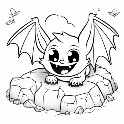 chauve souris dans une grotte