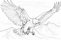 aigle  tte blanche