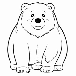 fat brown bear