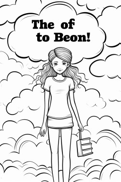 mental health coloring book for teens the words  i am the boss of my own body are written in one cloud there is a teen girl standing tall next to the cloud