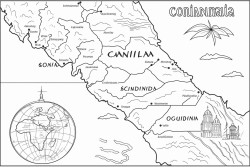 mapamundi con colombia