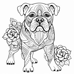skeleton english bulldog