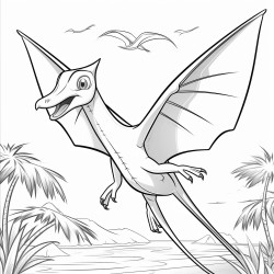 pterodctilo preso na rvore